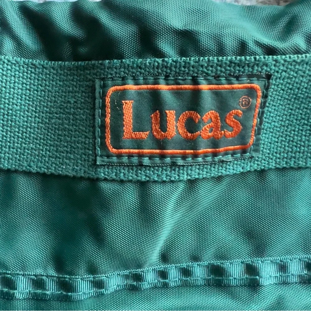Lucas Green and Orange Travel Bag